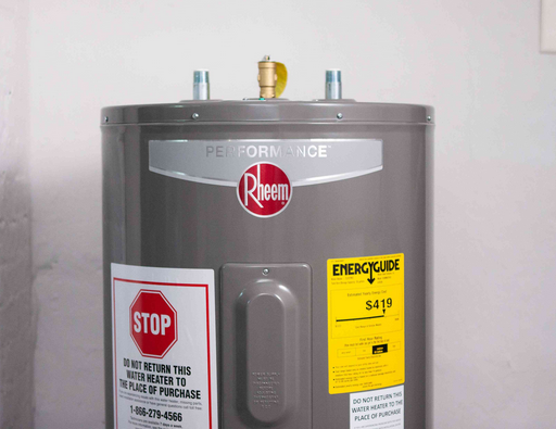 how to reset rheem electric water heater